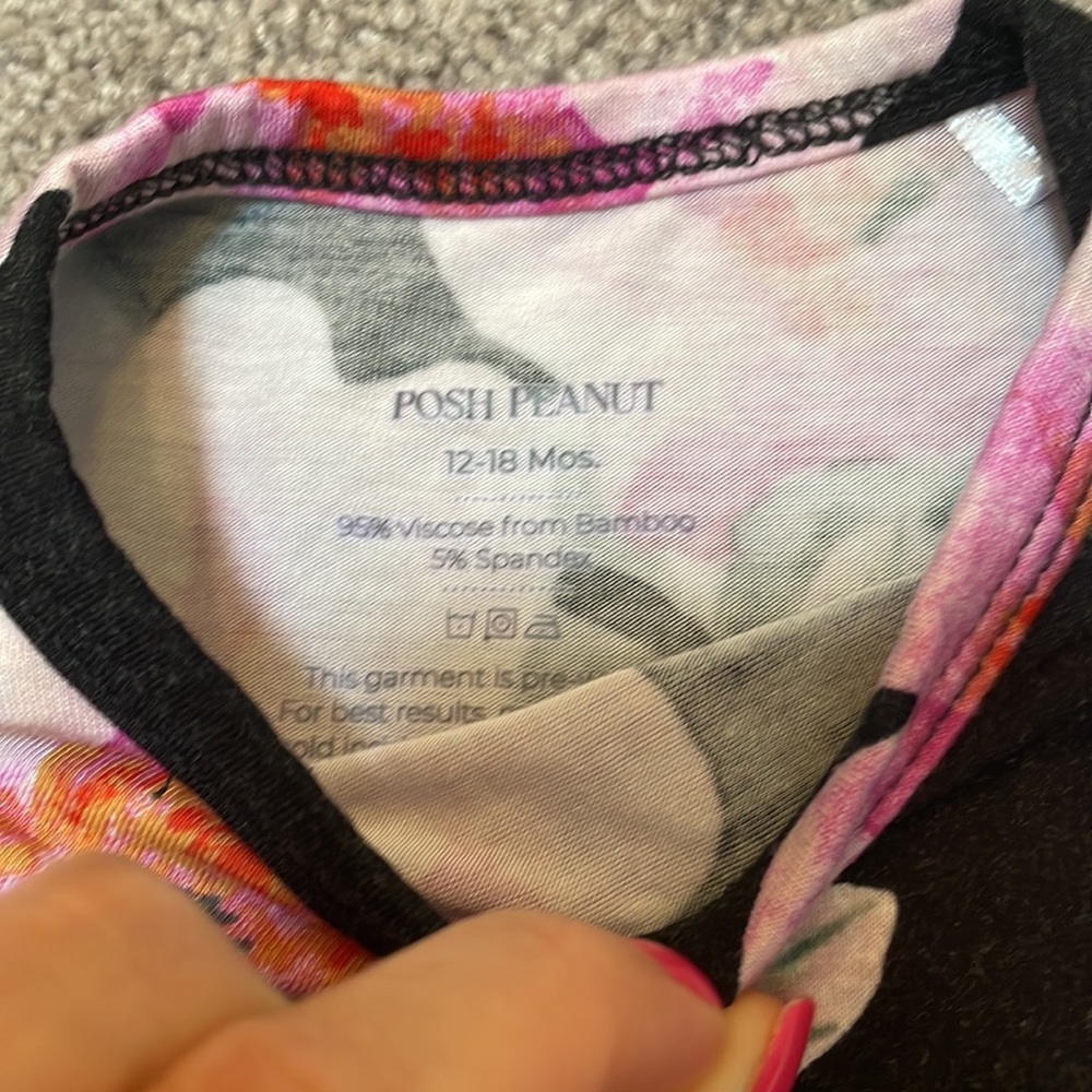 Posh Peanut Tenni Floral & Polka Dot Bummie Set - Picture 5 of 12